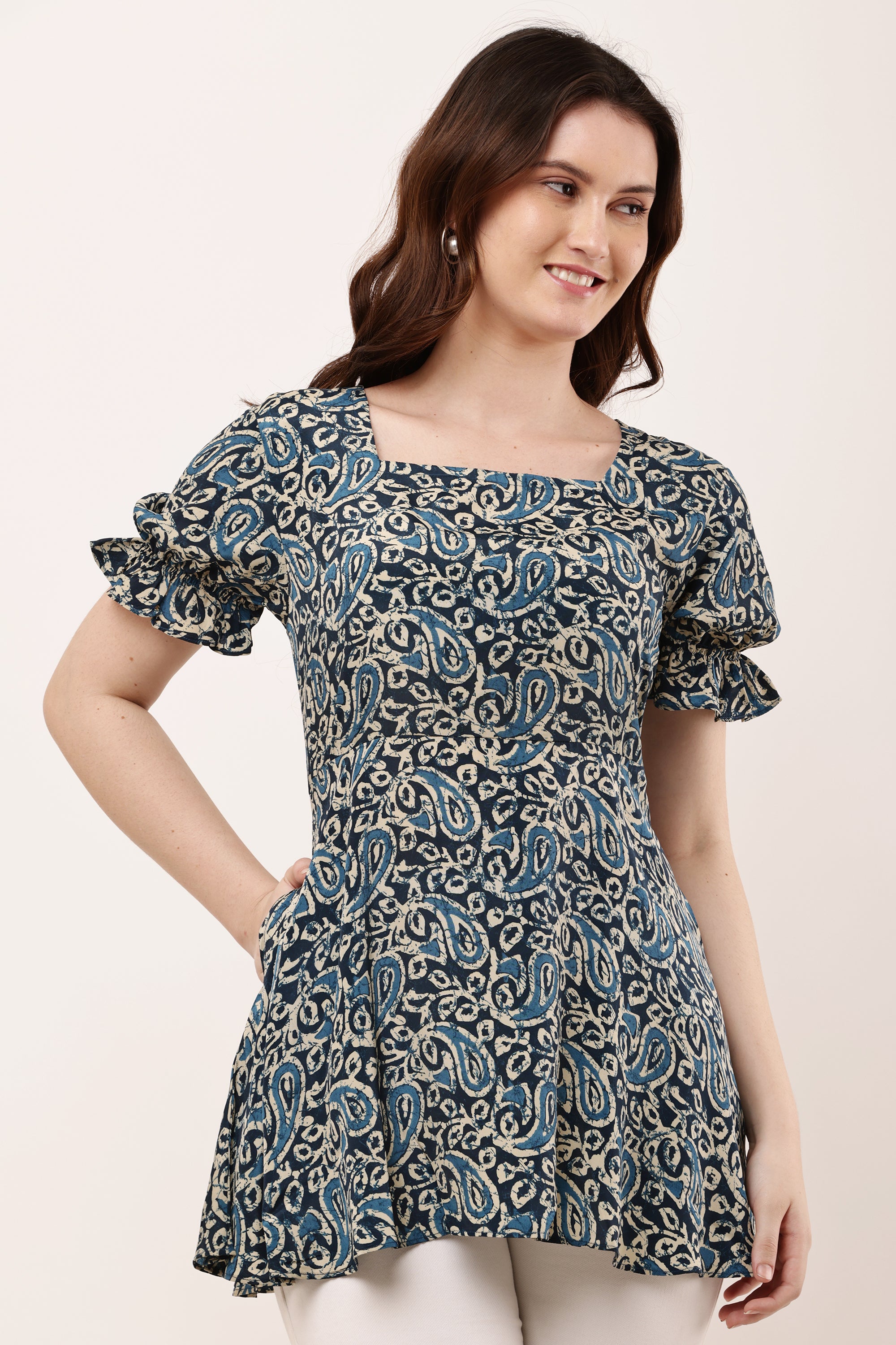 Women's Yellow & Red Floral Print Midi Dress